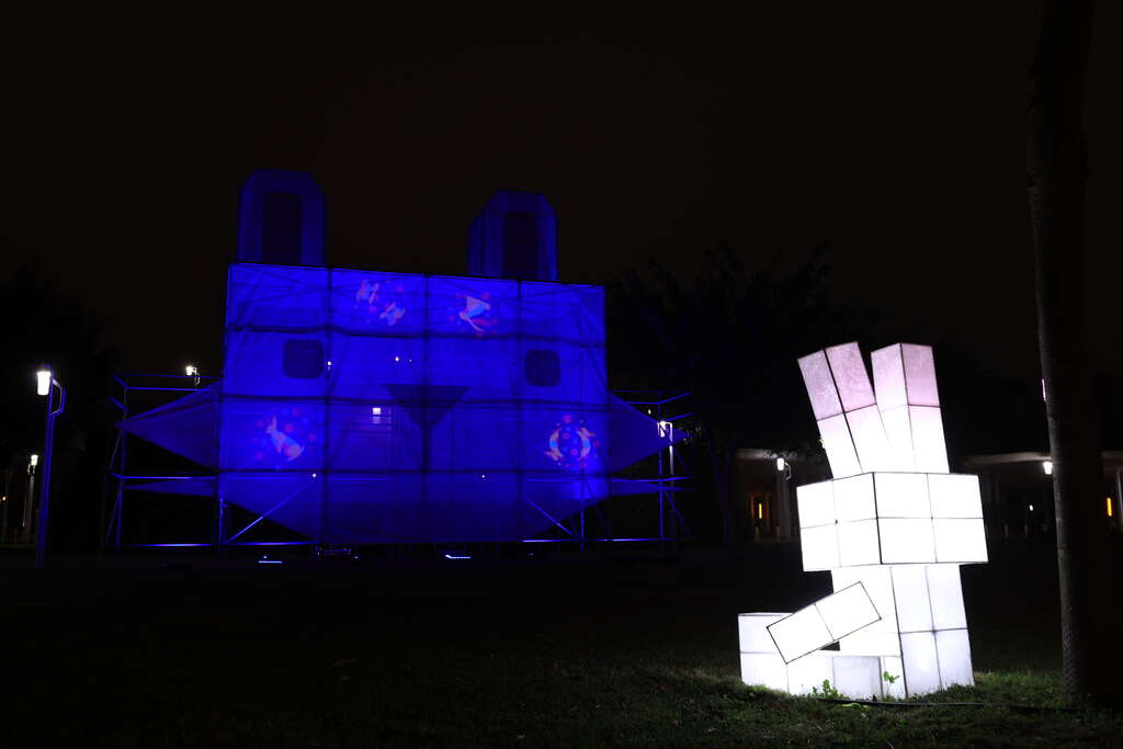 萌えウサギ万華鏡ランタンエリア