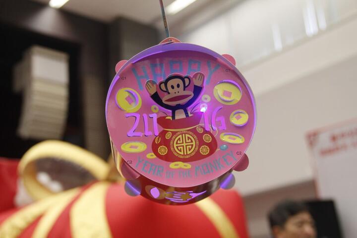 中臺灣元宵燈會台中三地登場 大嘴猴首次與亞洲城市合作-紫燈籠