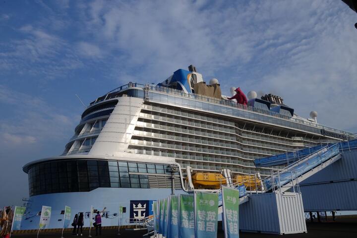 亚洲最大国际邮轮「海洋量子号｣今抵台中港 近5,000名旅客畅游中台湾-游轮