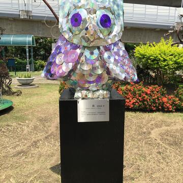 台中环保艺术节9日登场 资源回收物变为花鸟造型艺术品