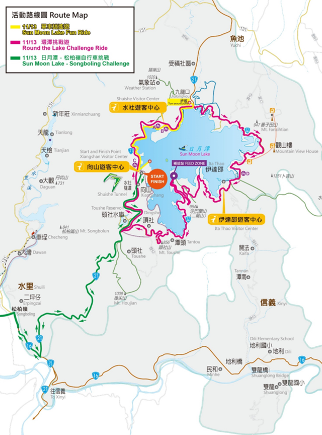 臺灣自行車節-活動路線圖