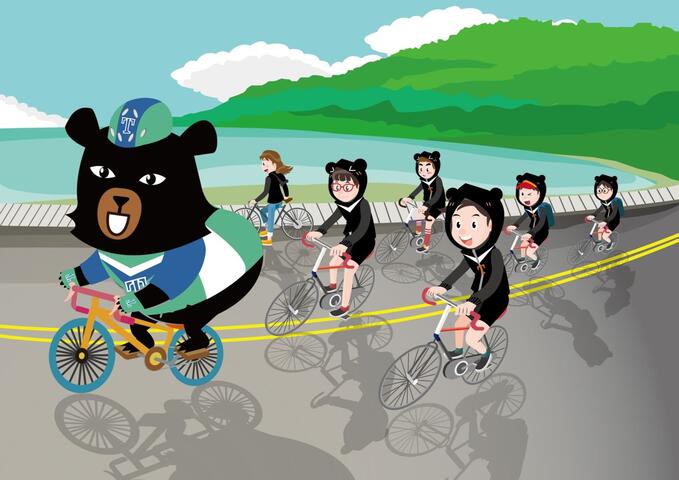臺灣自行車節-黑熊吉祥物