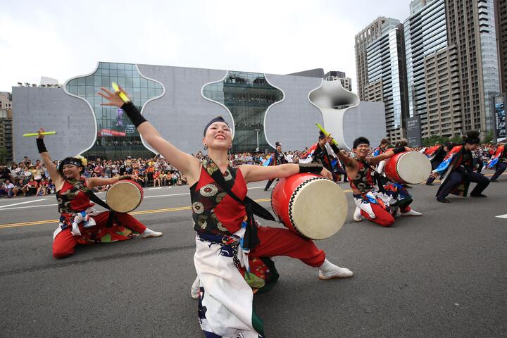 台中國際踩舞祭 日本太鼓表演
