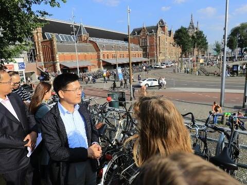 林佳龍參訪阿姆斯特丹