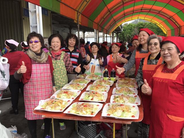 在地食材年菜成果發表會 豐原百人辦桌慶佳節