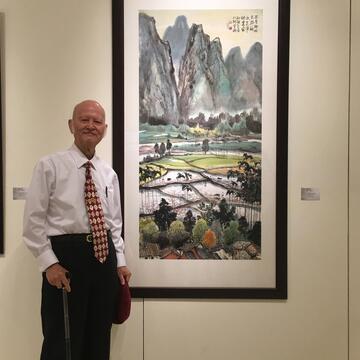 柯耀東八六書畫回顧展 精選60件作品展現農村美景