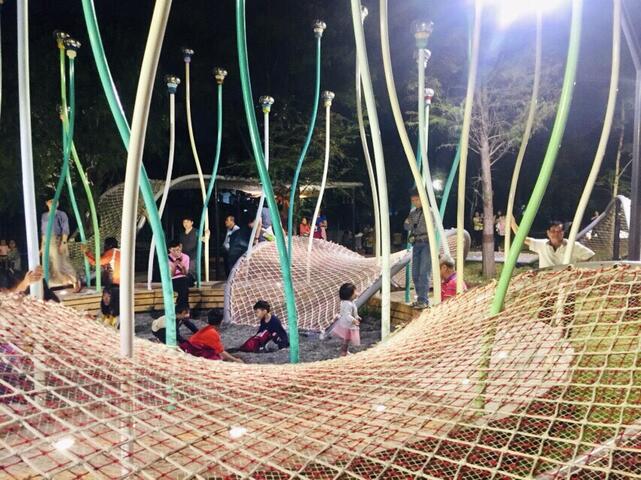 丰原葫芦墩公园「大地调色盘」成为孩子游乐园 花博三园区超多亲子共游空间