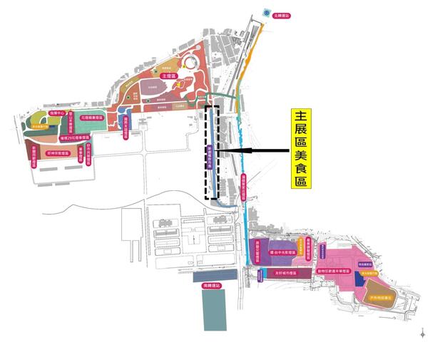 2020台湾灯会主展区全区配置图