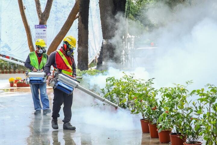 因应武汉肺炎防疫-台中市政府环保局持续落实环境消毒