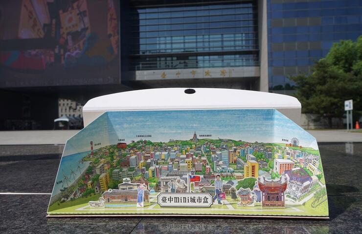台中mini城市盒-立体纸盒