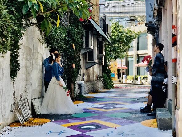 東海藝術街商圈富有藝術氣息