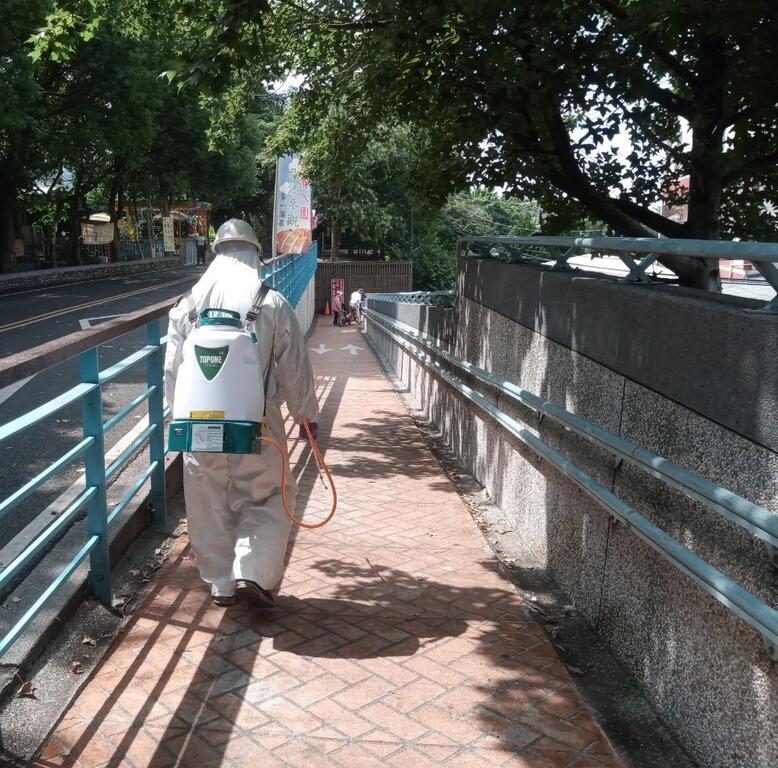 观光休憩节点环境设施加强清洁及消毒