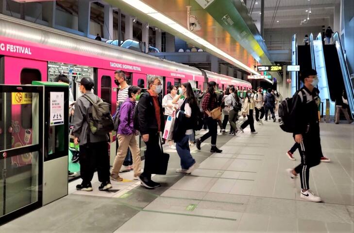 台中捷運綠線將於跨年夜延長營運時間-並增加班次