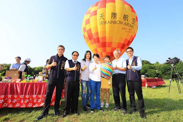 台中山城熱氣球嘉年華-歡迎民眾到石岡體驗-鳥瞰山城美景-資料照片