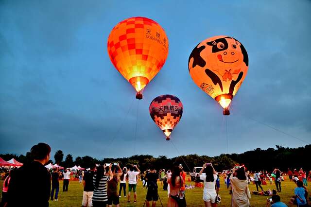 109年台中山城首次舉辦熱氣球升空活動-吸引近10萬人次參訪-資料照片