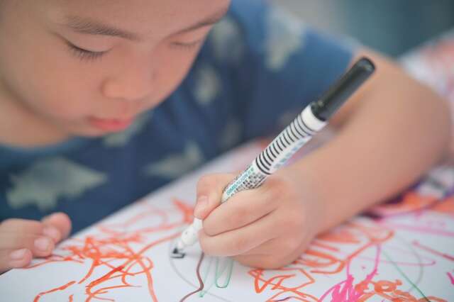 彩繪幸福日小朋友運用畫筆發揮創意-繪出自己的儀式感