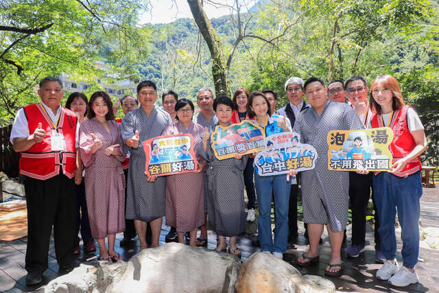 溫泉首選谷關-盧市長拚觀光祭絕招-同框藝人張文綺穿浴衣驚豔登場