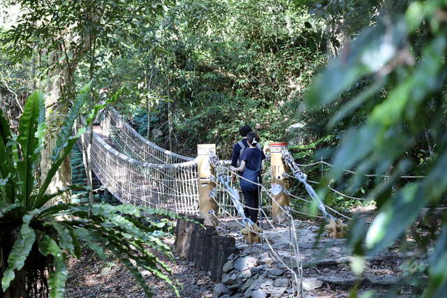 雪山坑登山步道-绳索桥_0