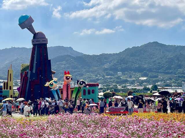 週末假日遊客到訪花毯節_0