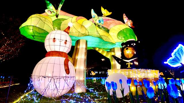 山谷燈光節活動結合耶誕節氛圍-打造浪漫又充滿節慶感的冬季亮點