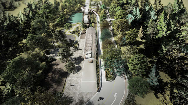 新設斜坡道模擬圖