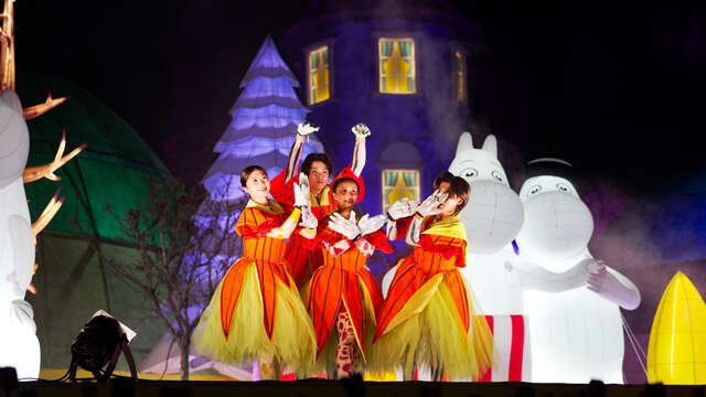 主燈秀融入專業表團演出