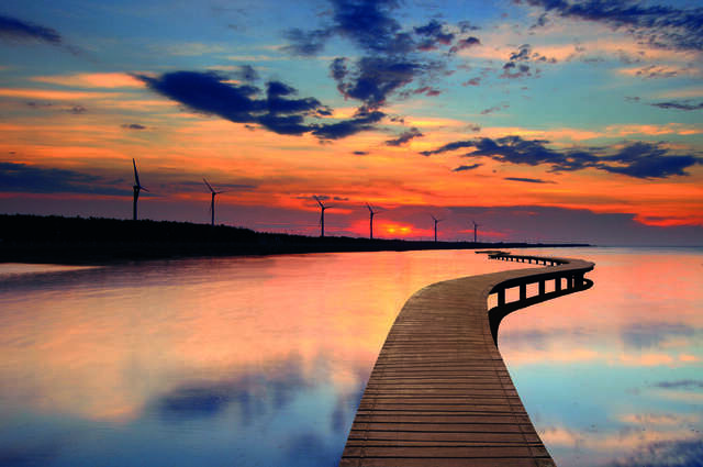 一生必游一次 夕阳美景