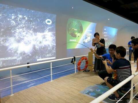 寶熊漁樂碼頭長年致力於海洋教育推廣-虛擬釣魚體驗