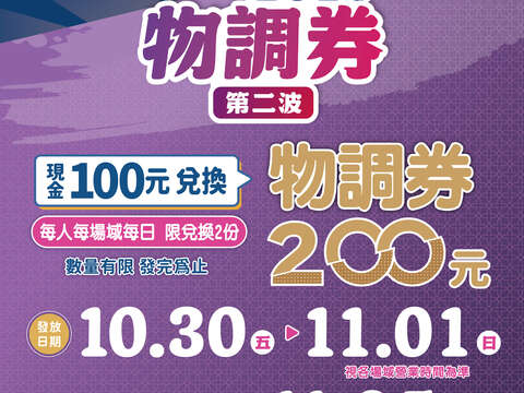 2026物調券第二波