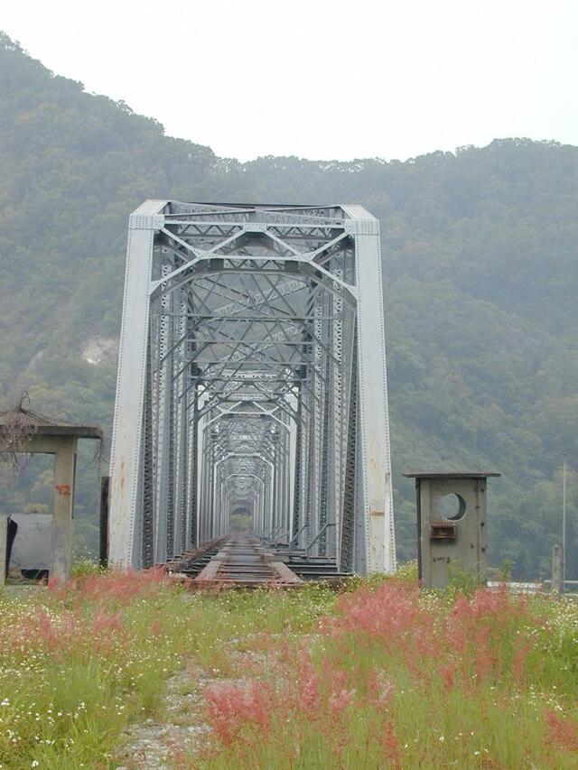 大安溪鐵橋(花樑鐵橋)-軌道