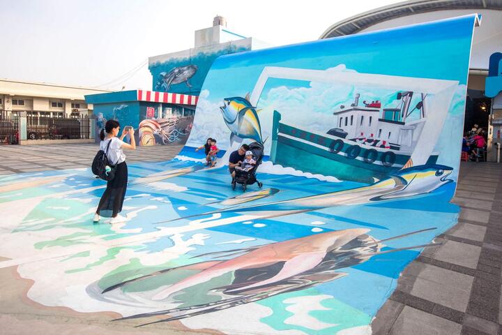 梧棲漁港-彩繪牆
