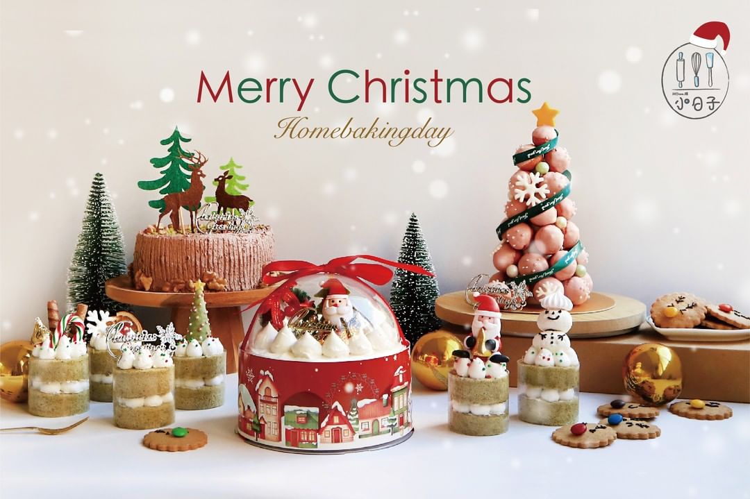 一起把聖誕老公公、麋鹿和耶誕禮物，放在甜點上吧！⁣
⁣
Let's put Santa Claus, moose, and Chr...