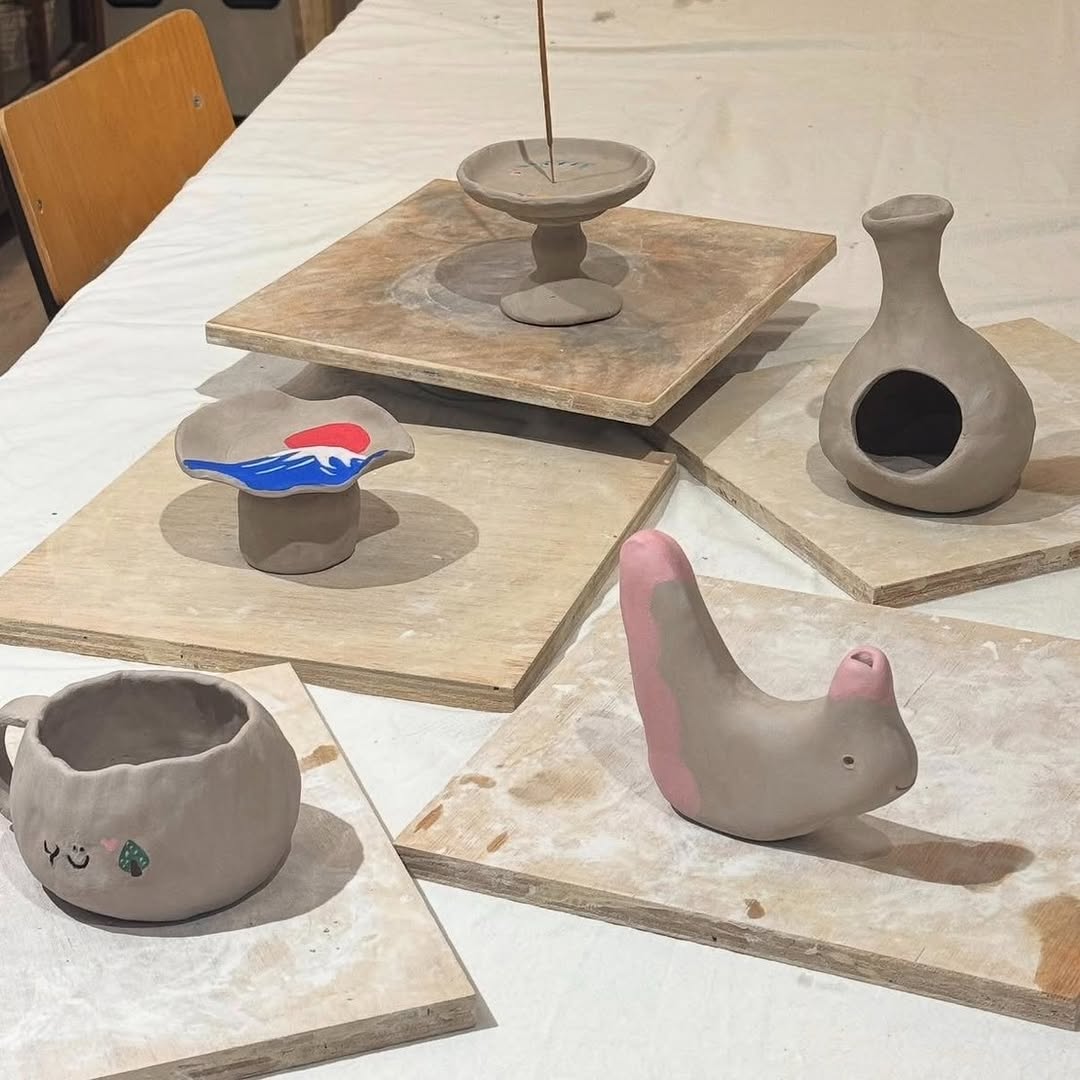 指尖與陶土的對話,捏出日常裡的小溫度,最chill陶藝時光☕️