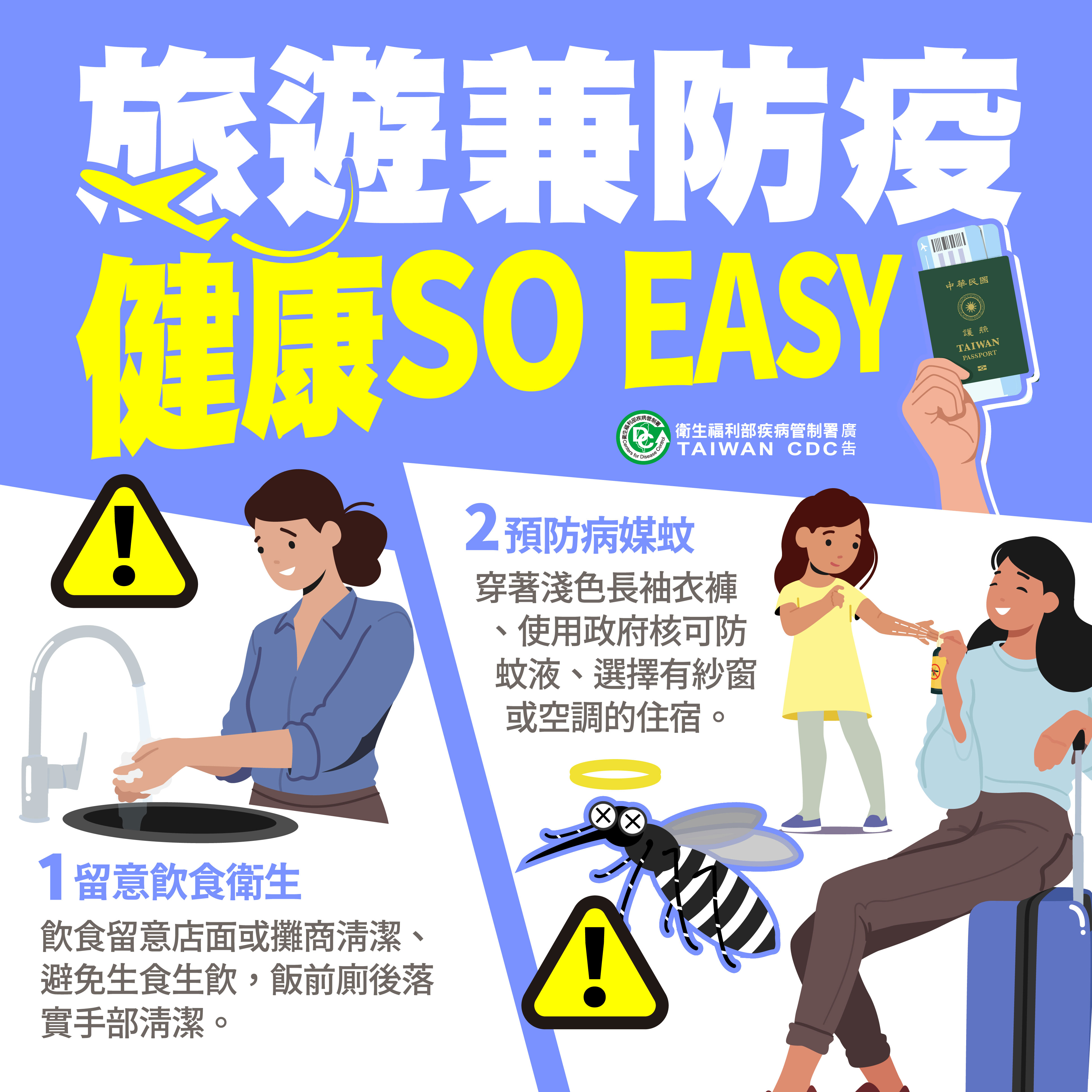 旅游兼防疫 健康SO EASY