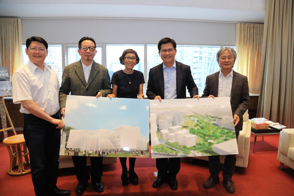 「台中綠美圖」建築師妹島和世來訪 林市長：綠美圖將成台中新地標