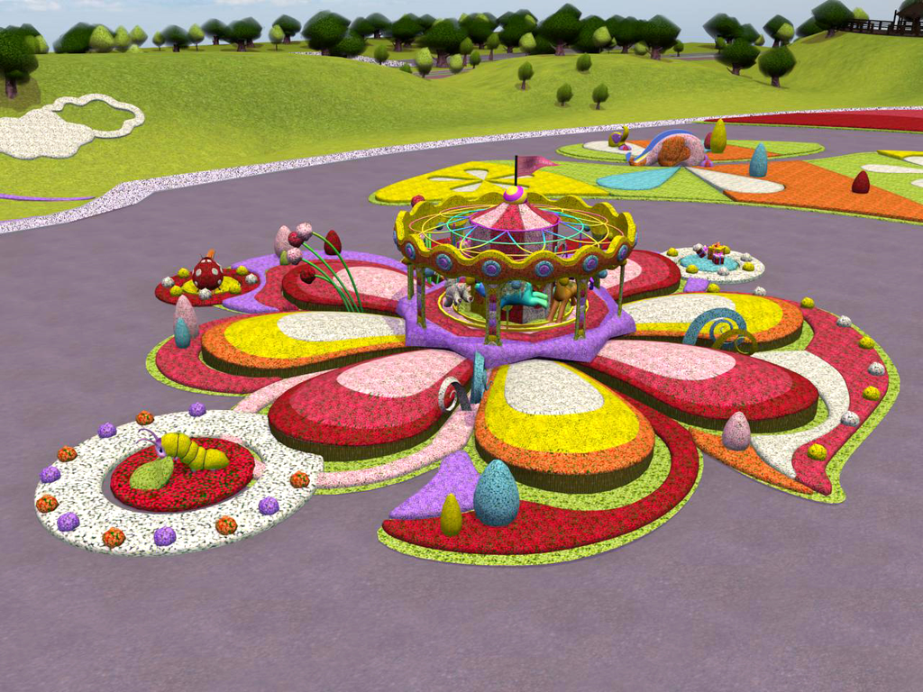 2016臺中國際花毯節-示意圖