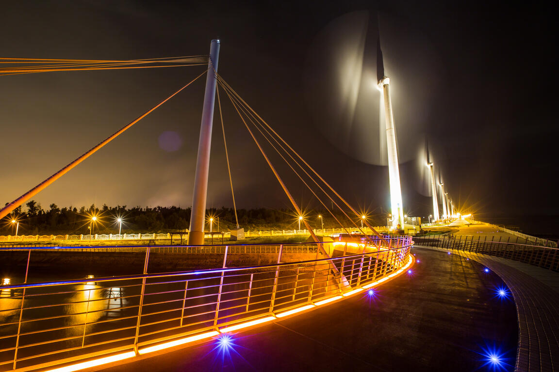 高美濕地地景橋