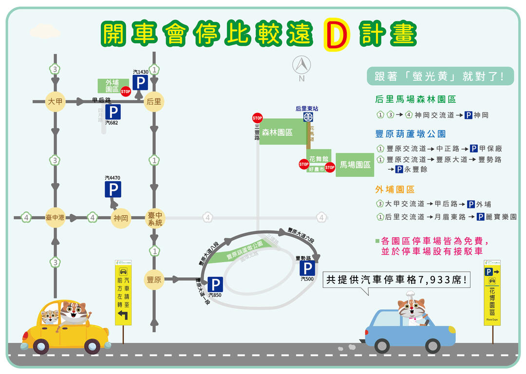 開車會停比較遠