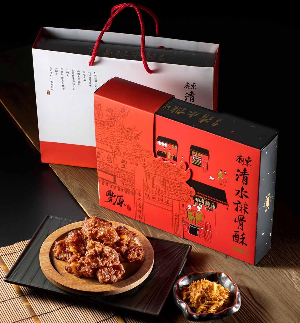 豐原廟東清水排骨麵：豐原廟東清水排骨酥