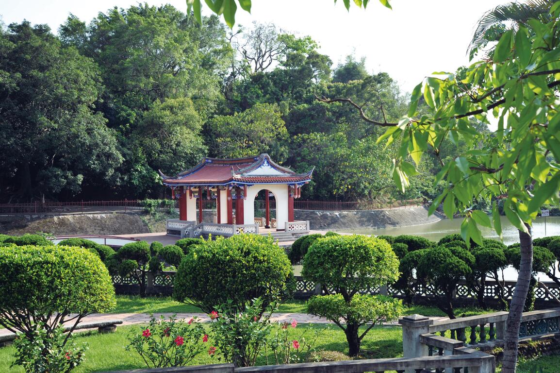 台中雾峰林家花园建立於1893年